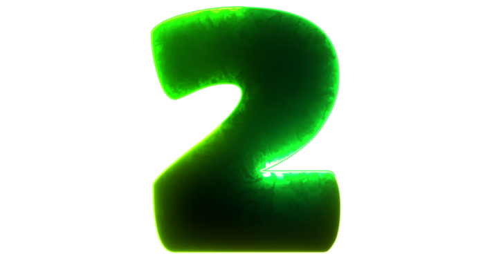 glowing-numbers-2-neon-effect-