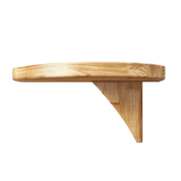 A Rustic Wooden Shelf, Perfect for Displaying Treasures or Adding a Touch of Natural Charm to Your Home. png