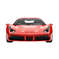 A sleek, crimson sports car, a testament to Italian automotive excellence, stands proudly against a muted background, ready to ignite the asphalt. png