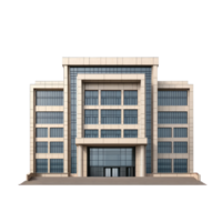 A 3d rendering of a large building png