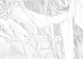 Detailed Close-Up of Crumpled Paper Texture photo