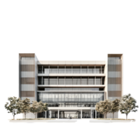 A Modern Office Building Stands Tall, a Symbol of Progress and Efficiency. png