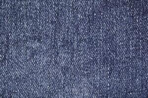 Close-Up of Dark Blue Denim with Visible Stitches and Uniform Texture photo