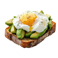 Avocado Toast with Poached Egg A Delicious and Healthy Start to Your Day png