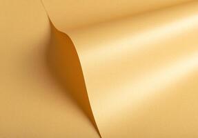 Yellow color paper background, smooth glowing shining texture, wave photo
