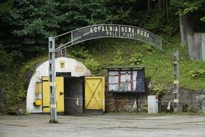 Nowa Ruda, Poland - August 4th, 2024 - Coal mine entrance photo