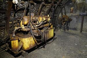 Nowa Ruda, Poland - August 4th, 2024 - Coal mining machine photo
