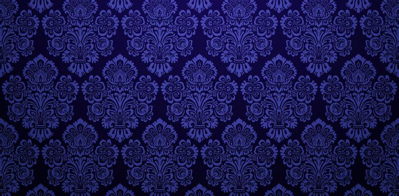 a dark blue background with a pattern