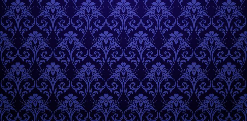 Patterns dark blue ornamental designs damask style backgrounds for wallpaper the bedroom, patterned fills, webs pages, surface textures, book covers, fabrics printing, textiles tiles interior