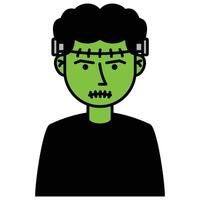 Halloween Zombie Avatar vector