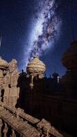 Bright Milky Way Shining in Sky video