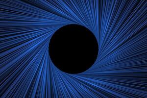 Blue circle lines frame abstract background vector