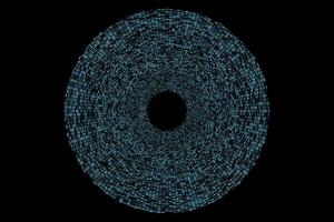 Blue halftone circle ball abstract background vector