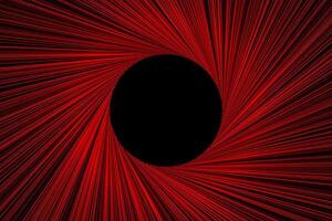 Red circle lines frame abstract background vector