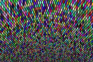 Colorful dense halftone pattern abstract background vector
