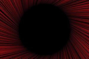 Red light rays abstract circle background vector