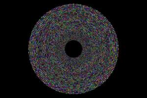 Colorful halftone circle ball abstract background vector