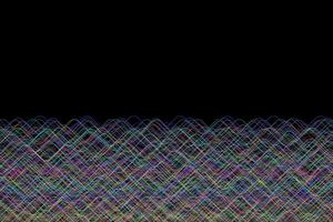 Colorful frequency waves abstract wavy lines water background vector
