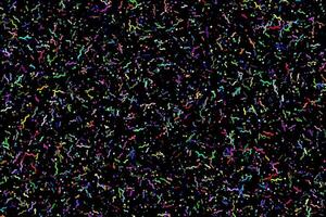 Colorful confetti magical party abstract background vector
