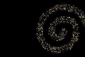 Brown spiral form circles abstract background vector