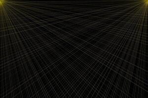 Yellow perspective lines background abstract wallpaper vector