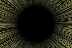 Golden lines hole circle abstract background vector