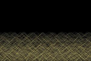 Golden frequency waves abstract wavy lines water background vector