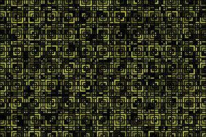 Yellow squares geometric pattern abstract background vector