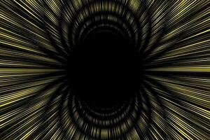 Yellow sound waves wallpaper abstract background vector