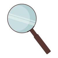 Magnifying glass icon. Magnifying glass search loupe. Symbol of business analysis. Zoom in and out symbol. vector