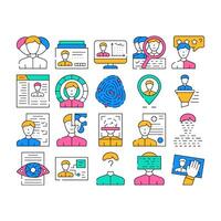 Kyc Know Your Customer Collection Icons Set vector