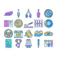 car vehicle details icon hand drawn vector