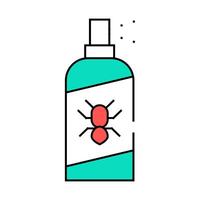 spray from ticks icon color illustration vector