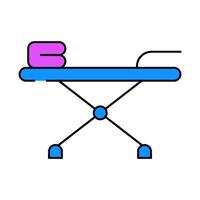 board for ironing icon color illustration vector