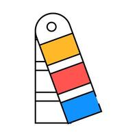 spectrum for color matching icon color illustration vector