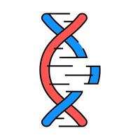 dna code icon color illustration vector