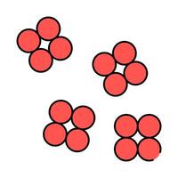 staphylococcus aureus icon color illustration vector