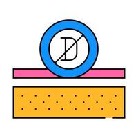 anti sun vitamin cream layer icon color illustration vector