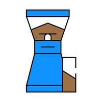 coffee grinder symbol illustration icon color illustration vector