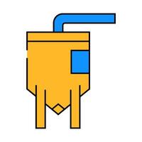 elevator industry production building icon color illustration vector