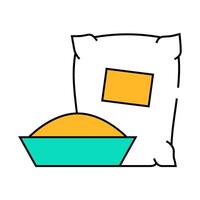 cement or plaster icon color illustration vector