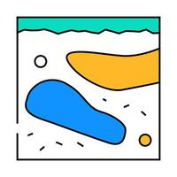 depth soil analysis icon color illustration vector