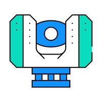 laser scanner device icon color illustration vector