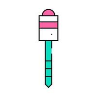 marking peg stick icon color illustration vector