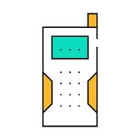 laser rangefinder device icon color illustration vector