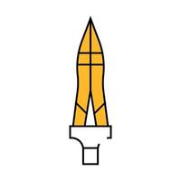 spear of longinus icon color illustration vector