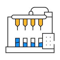 equipment for production vaccine icon color illustration vector