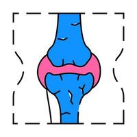 joint problem flat icon color illustration vector