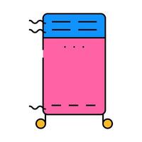 mobile floor filter icon color illustration vector