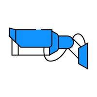 camera device flat icon color illustration vector